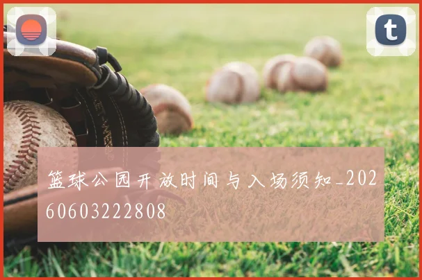 篮球公园开放时间与入场须知_20260603222808